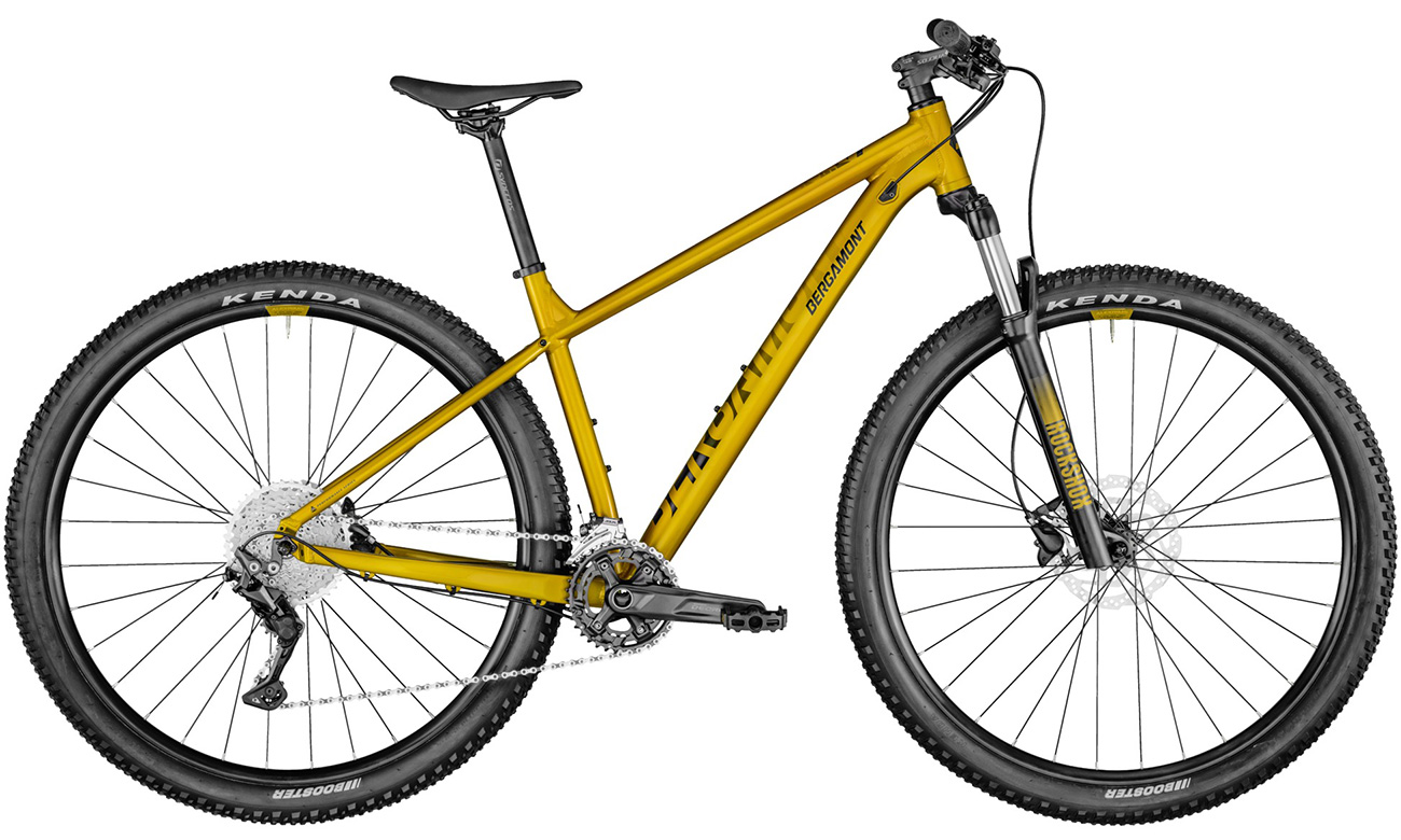 Фотография Велосипед Bergamont Revox 6 29" 2021, размер М, Желтый 